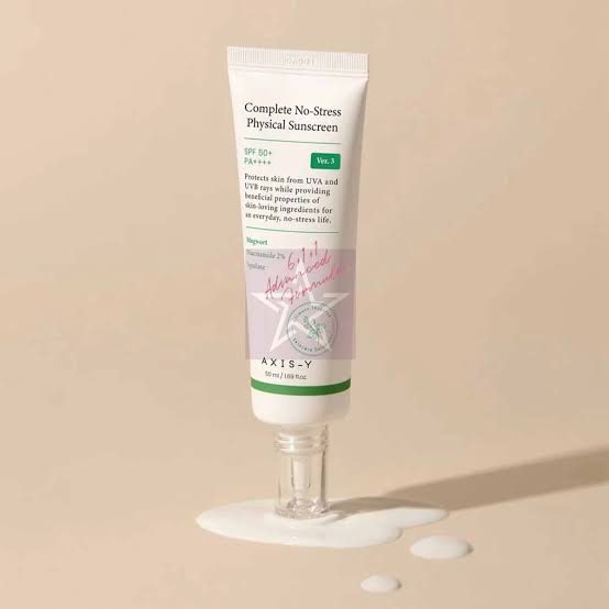 Axis-Y Complete No-Stress Physical Sunscreen SPF50+ 50ml