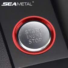 Start Engine Button Replace Cover Stop Key Accessories Switch Decoration Universal For For Audi A4 B8 A5 8t A6 C7 A7 4g8 Q5 8r R Key Accessories Audi A4 Switch