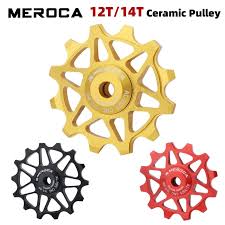 Absoluteblack Hollowcage Oversized Derailleur Pulley Cage For Shimano 9100  / 8000 - Ceramic Bearings, Carbon Cage, Titanium