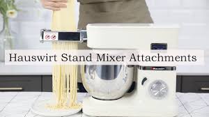 Maybe you would like to learn more about one of these? Hauswirt 3 In 1 Stand Mixer Attachments Tutorial Video Blender Meat Grinder Pasta Maker Slicer Youtube