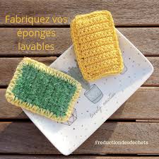 Eponge Double Face Rectangulaire Lavable A 60 C Et Reutilisable Cotcotcrochete Etc Crochet Diy Tricot Et Crochet Eponge Vaisselle