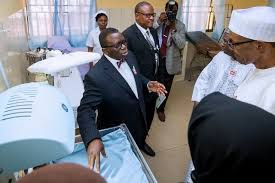 Image result for Buhari and adewole isaac