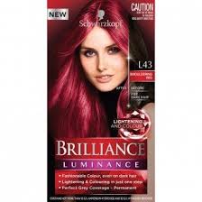 Schwarzkopf Brilliance Luminance L43 Smouldering Red 1 Pack Hair Color Hair Color Blue Hair Upstyles