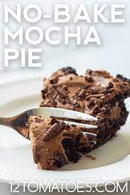 No Bake Mocha Pie Recipe Dessert Recipes Baked Dessert Recipes Baking