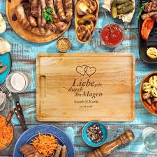 Graviertes Schneidebrett Zur Hochzeit Graviertes Schneidebrett Schneidebrett Gravur