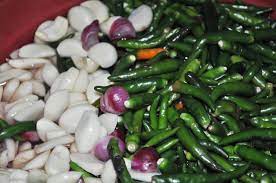 Add 200ml water, and the fried tofu, mix well. Cili Padi Bawang Merah Dan Bawang Putih Yang Sudah Direndam Bersama Air Cuka Recipes Food Black Eyed Peas