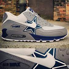 Dallas Cowboys Custom Nike Air Max By Vetti Clothing Vetticlothing Gmail Com Dallas Cowboys Shoes Cowboy Shoes Dallas Cowboys Women