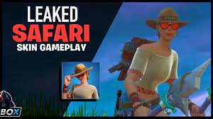 Fortnite item shop july 18, 2020 fortnite kyra skin with all my fortnite dances & emotes! Safari Skin Gameplay Leaked Fortnite Fortnite Quiz
