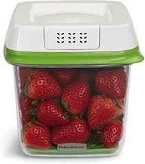 Rubbermaid Freshworks Produce Saver Food Storage Container Medium 6 3 Cup Green 1920478