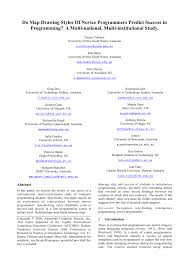 Find computer programming course notes, answered questions, and computer programming tutors 24/7. Pdf Do Map Drawing Styles Of Novice Programmers Predict Success In Programming A Multi National Multi Institutional Study