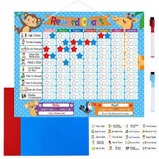 Details About Reward Chart For Kids Children By Magnetic Star Chart Inspires Good Behavior Au