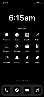 Make the dock transparent by going to settings > accessibility > display & text size. Black White Minimal App Icons For Ios Download Now