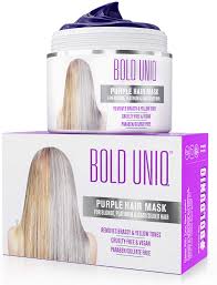 This simple hairstyle consists of nothing more than icy blonde hair and a few subtle purple highlights piercing through. Amazon Com Purple Hair Mask For Blonde Platinum Silver Hair Banish Yellow Hues Blue Masque To Reduce Brassiness Condition Dry Damaged Hair Sulfate Free Toner Health Personal Care