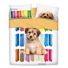 Fodera cuscino arredo bassetti cavallo cm 50x50. Set Lenzuola Letto Matrimoniale 2 Piazze Bassetti Color Dogs