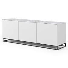 Ich bin sehr zufrieden mit besta!5. Temahome Join Sideboard 180x50x65cm Weiss Marmor Weiss Piolo
