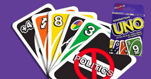 What house rules can you make up? Mattel Replaces Red Blue Cards In New Uno Nonpartisan Deck