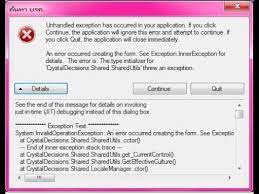 How To Fix Error The Type Initializer For Threw An Exception Youtube