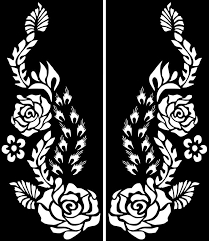 Variety Henna Temporary Tattoo Glitter Stencil Sticker Body Etsy Henna Stencils Stencil Stickers Henna Tattoo Stencils