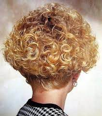 Big Perm Short Stacked Bob Perm Style Short Permed Hair Short Curly Hair Permed Hairstyles