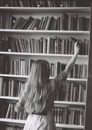 Vous pouvez aussi aller sur mon profil pour y découvrir; The Masters Review Black And White Books Bookshelf Girl Favim Com 437417