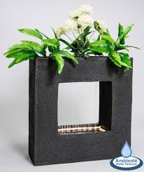 Bepflanzbarer Wasserfall Brunnen Milano Mit Led Beleuchtung 56cm X 55cm Ambiente In 2020 Wasserfall Brunnen Zimmerbrunnen Brunnen