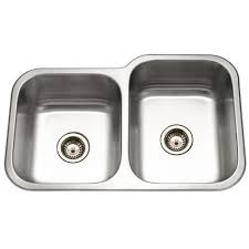 Maybe you would like to learn more about one of these? Houzer Ec 3208sl 1 Elite Series Undermount Stainless Steel 60 40 Double Bowl Kitchen Sink 44 Small Bowl Left Walmart Canada