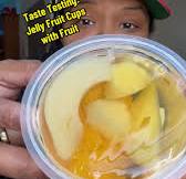 Lets try more Jelly Fruit ; these Jelly fruit cups actually have fruit in  them 😜 Picked up at a local asian market here in NYC Flavors: Mango & Momo  Peach Mixed Fruit 🏆 #tastetest #jellyfruit #fruit ...