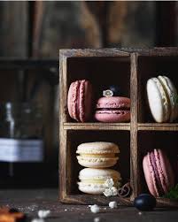 I am a baker's apprentice, and after much trial and error, we (the baker and i) finally perfected the this is a perfect recipe for macarons; Macarons Macarons Theme Week Credi Food Photography Dessert Dark Food Photography Dessert Photography