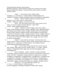Check spelling or type a new query. Contoh Kalimat Sinonim Dan Antonim Pdf
