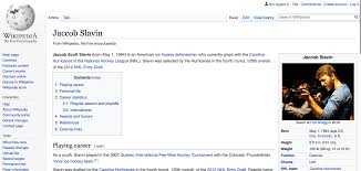 The hurricanes current alternate logo is a hockey stick blowing in a hurricane, a nice change to the primary logo. Here Is Jaccob Slavin S Wikipedia Photo Hockey