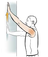 exercises for shoulder flexibility wall walk