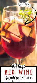 Red Wine Sangria Recipe In 2020 Red Sangria Recipes Sangria Recipes Red Wine Sangria