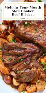 How To Cook Classic Beef Brisket In The Slow Cooker Recipe Brisket Recipes Crockpot Beef Brisket Recipes Beef Brisket Slow Cooker