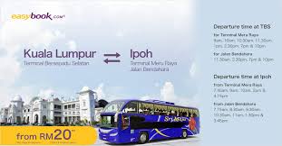 I suggest that you purchase your bus ticket from ipoh to kl in advance to avoid the hassle. Express Bus From Kuala Lumpur To Ipoh Sri Maju