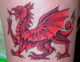 Welsh Flag Tattoos Red Dragon Tattoo Dragon Tattoo Designs Black Dragon Tattoo