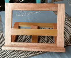 Handmade Wooden Cookbook Stand Diy Tutorial Cookbook Stand Diy Cook Book Stand Wooden Book Stand