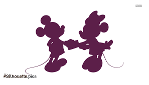 Pictures for your web site, social media, personal or professional projects. Mickey Valentine Silhouette Vector Clipart Images Pictures