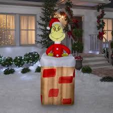 Categoria filme animate sărbătoarea crăciunului. The Grinch Christmas Inflatables Outdoor Christmas Decorations The Home Depot