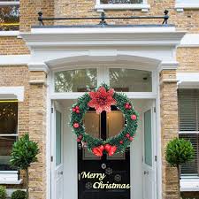 Check spelling or type a new query. Christmas Wreath Diy Front Door Decorations Garland X Mas Hanging Ornaments Buy At A Low Prices On Joom E Commerce Platform