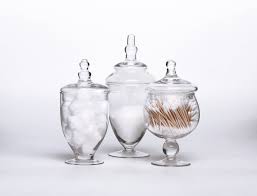 Glass apothecary jar set of 3. Set Of 3 Clear Glass Apothecary Jars Buy Online In Andorra At Andorra Desertcart Com Productid 53502001