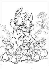 Disney Coloring Page Thumper The Rabbit S Family Disney Coloring Pages Coloring Pages Disney Colors