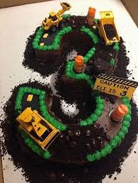 Themes For 3 Year Old Boy Birthday Party Image Result For Three Year Old Boy Birthday Cake 3rd Birthday Cakes 3rd Birthday Cakes For Boys Construction Theme Birthday Party
