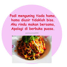 Menu berbuka puasa untuk suami. Pantun Buka Puasa Para Netizen Bergambar 27 Klak Klik Bermutu