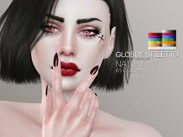 See more ideas about sims 4, sims, sims 4 mods. Glossy Stiletto Nails N12 Mod Sims 4 Mod Mod For Sims 4