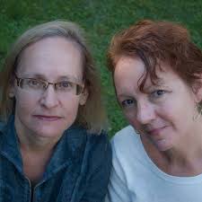 A picture of Katherine Aimone and myself taken by the inimitable Steven  Aimone after our Doing The Work Of Your Life workshop in Maine.