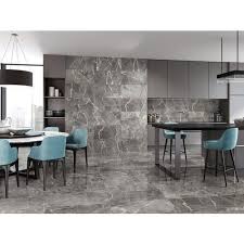 Castleton Gray Polished Porcelain Tile Grey Polished Porcelain Tiles Polished Porcelain Tiles Easy Bathroom Decorating