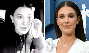 В свои 17 лет она является одной. Milli Bobbi Braun V Slezah Posle Vstrechi S Fanatom