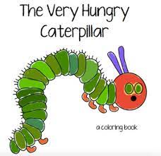 The hungry caterpillar in a medium bowl, combine the yogurt, syrup, and orange peel; The Very Hungry Caterpillar Coloring Book By Reading Girl Xoxo Tpt