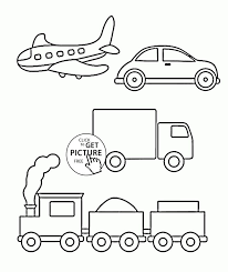 Parents may receive compensation when you click through and purchase from links contained on this website. Simple Coloring Pages Of Transportation For Toddlers Coloring Pages Printables Free Wuppsy Easy Coloring Pages Cars Coloring Pages Printable Coloring Pages