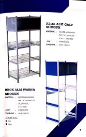 Anda dapat melakukannya di rumah dengan perala. Rak Piring Alumunium Merk Shogun Selatan Jaya Agen Distributor Plastik Surabaya